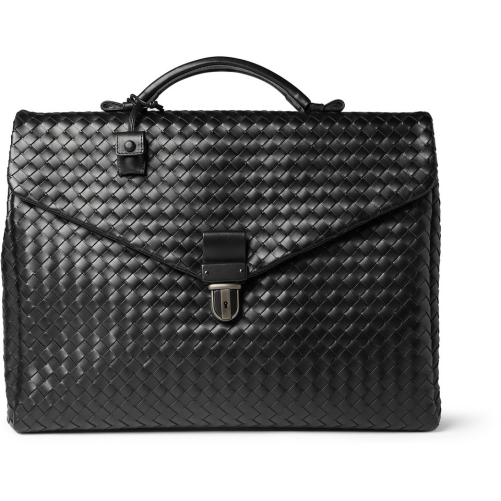 Изображение Кожаный портфель Bottega Veneta